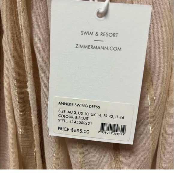 Zimmerman Elegant Beige Maxi Dress - Picture 8 of 15